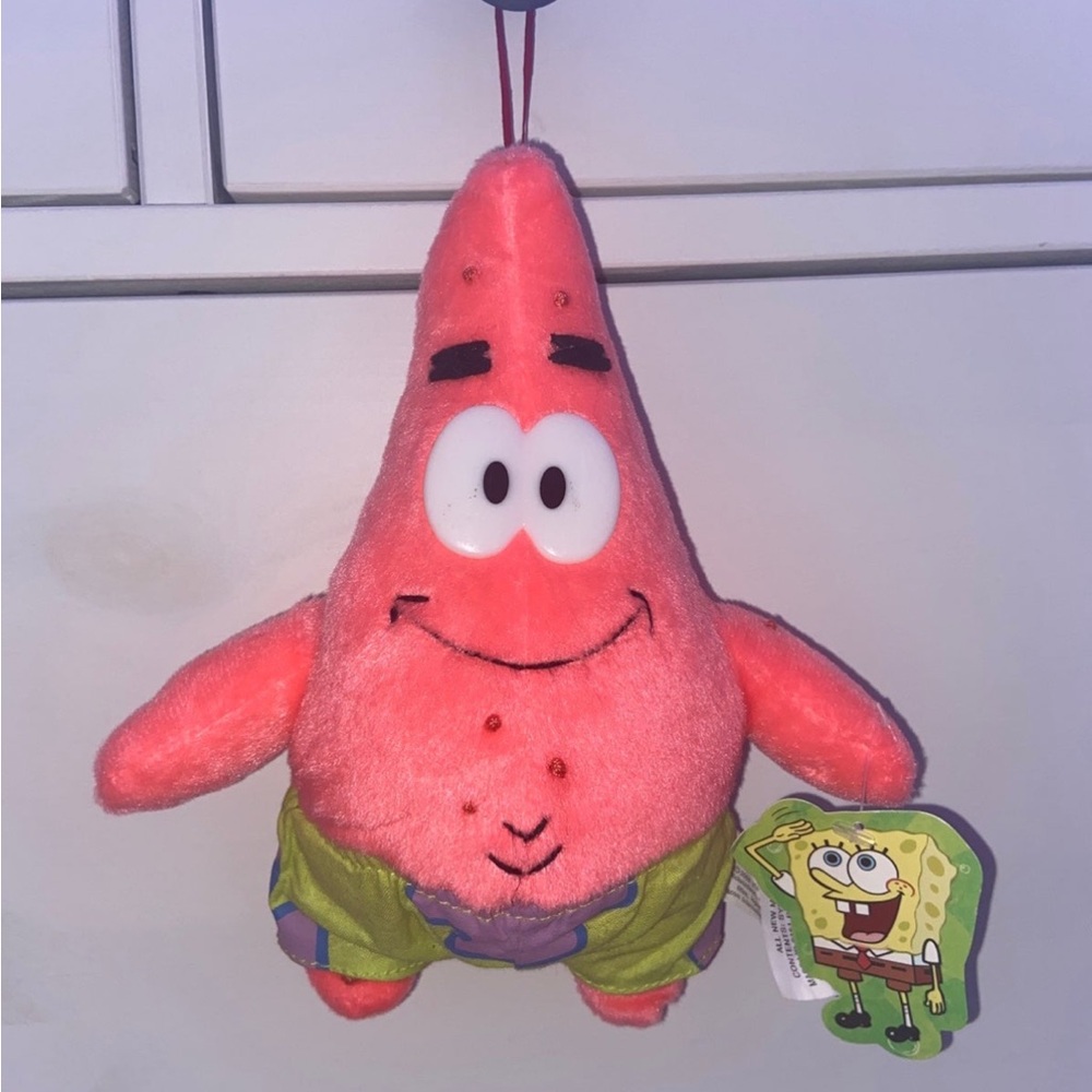 Vintage Patrick Starfish SpongeBob Nanco 2002 Stuffed Animal Plush Doll 9" NWT